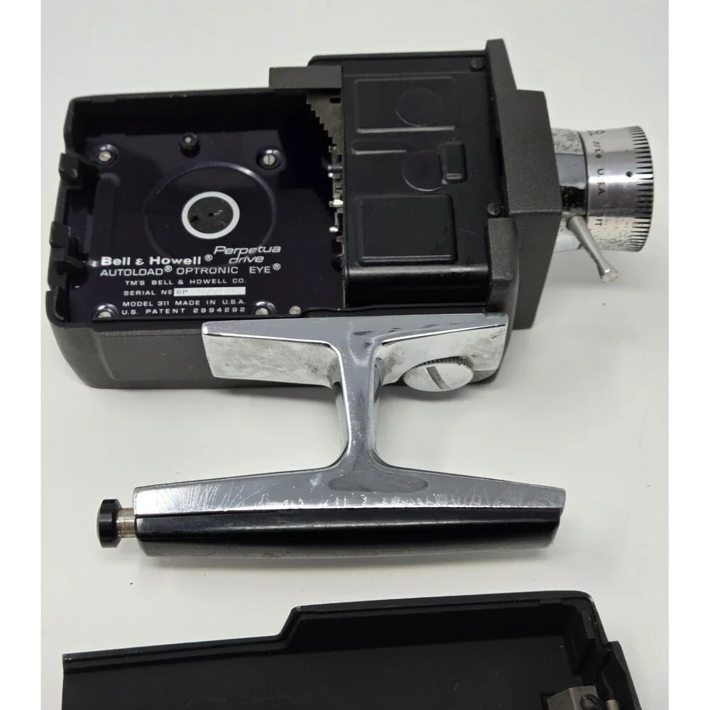 Bell & Howell 311 Super 8 Camera Autoload Optronic Eye Case Manual 1960s USA